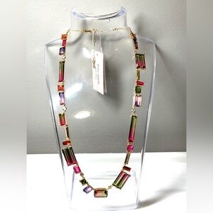 Kate Spade Multicolor Gem Necklace, NWT
